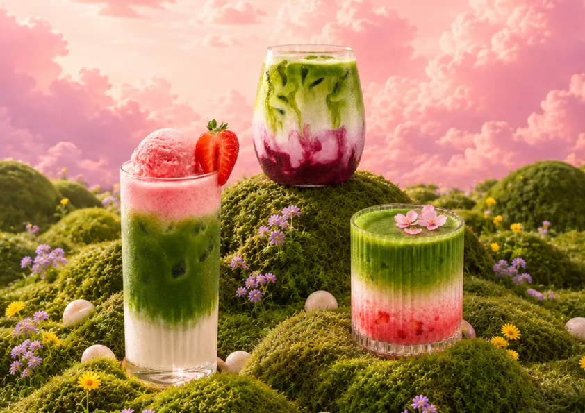 AI Product Photography Matcha Series